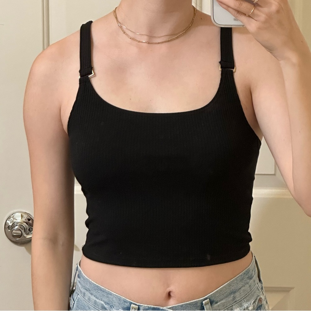 Black Buckle Tank